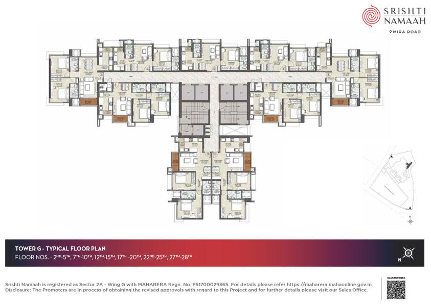 TYPICAL FLOOR PLAN TOWER G